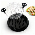 Chicken Shredder Tool Twist Large for Kitchen, Bpa-Free Food-Safe Meat Grinder, Visible Chicken Breast Meat Shredder with Strong Anti-Slip Bottom & Ergonomic Handle, Black