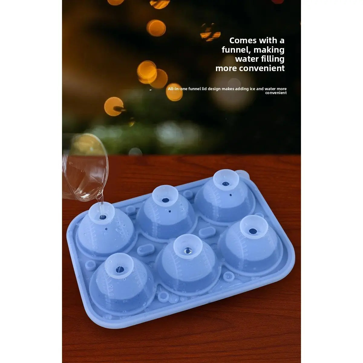 Sporty Ice Cube Mold 3D Detailed Stitch Baseball Design 6-Cavity Food-Grade Silicone Tray for Beer Soda Lemonade Fans' Party Ice Mold Cooling Drinks